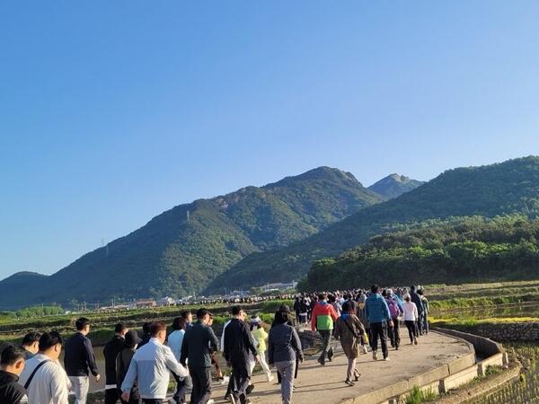 사천시 ‘걷기대회’ 열풍…3곳서 대회 열려