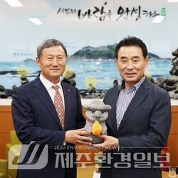 김완근 제주시장, 포천시 방문단 간담회..“활발한 교류”밝혀