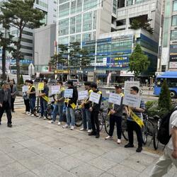 "자전거 불법주차 안 돼요" 강북구, 자전거 불법주차 인식개선 홍보 캠페인 실시