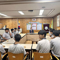 서귀포중 학생자치회, '학교장과의 소통 시간' 가져
