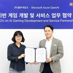 렐루게임즈-한국마이크로소프트, AI게임 개발 업무협약 체결