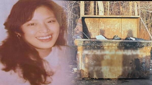 사망한 여성의 생전 사진과 쓰레기장 모습